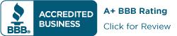 BBB Accredited Business | A+ BBB Rating | Click for Review